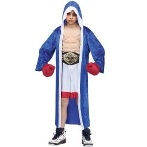 Boxer Halloween costume size youth medium 8–10